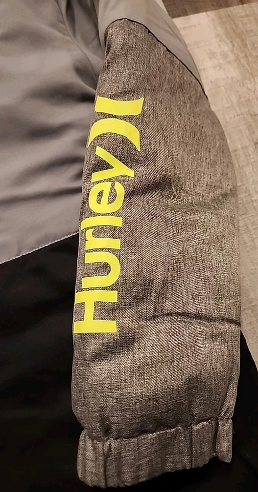 Chaqueta de snowboard Hurley Big Boys en bloques de colores - Gris fresco - (13-15) años XL Foto 3 de 4