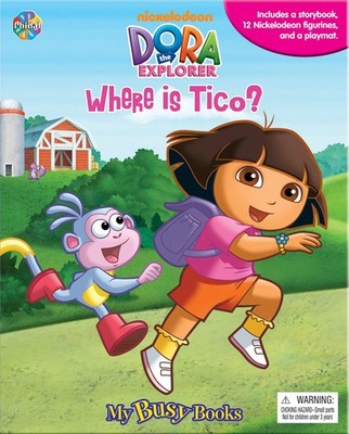 Dora the Explorer - Where is Tico? - Storybook Playset w/ 12 Figures (My Bus...