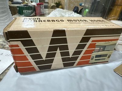 Vtg 70s Avon WINNEBAGO MOTOR HOME CHIEFTAIN Wild Country After Shave 5 oz NOS