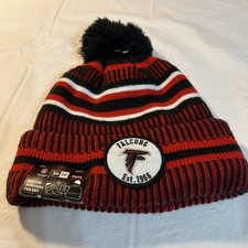 New Era Atlanta Falcons On Field Sport Knit Beanie Cold Weather Hat Youth