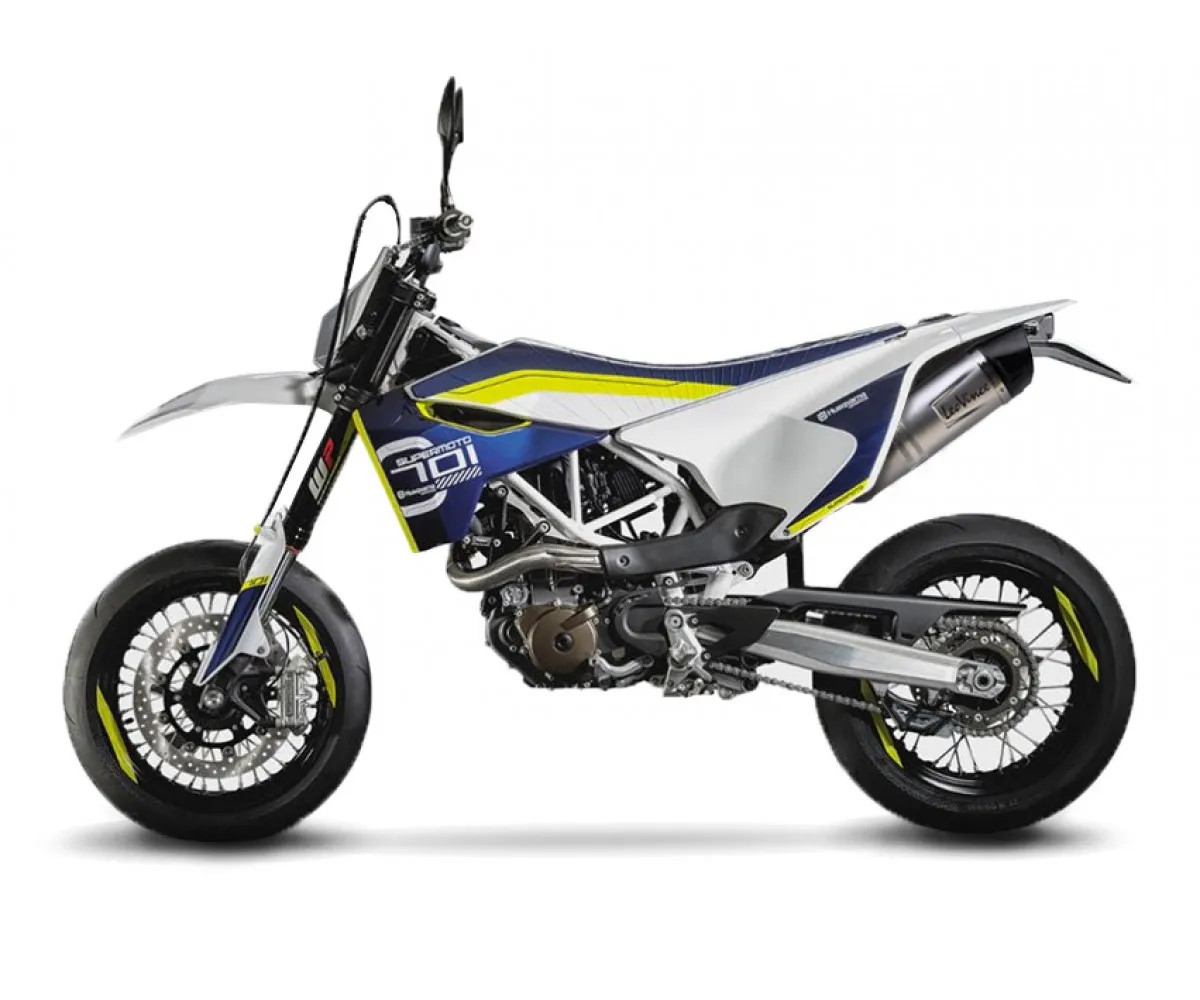 LeoVince Muffler exhaust LV ONE EVO EURO 4 HUSQVARNA 701 SUPERMOTO 2015 2016