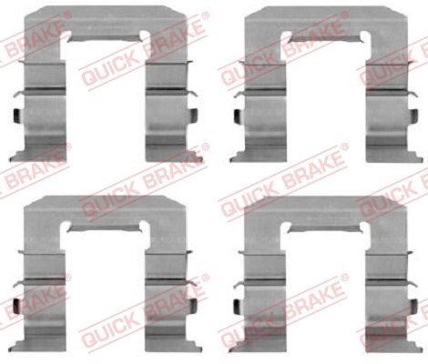 Quick Brake ZubehöRsatz, Scheibenbremsbelag 109-1218 FüR Peugeot Renault-image