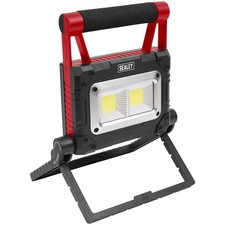 Sealey Rechargeable Solar Powered Portable Floodlight 15W COB LED