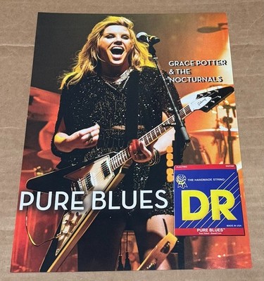 GRACE POTTER & THE NOCTURNALS - DR Strings - 2013 Print Ad