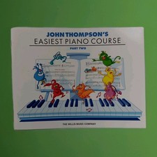 Piano Sheet Music John Thompson Easiest Course Part 2 Book by Willis Music NM 