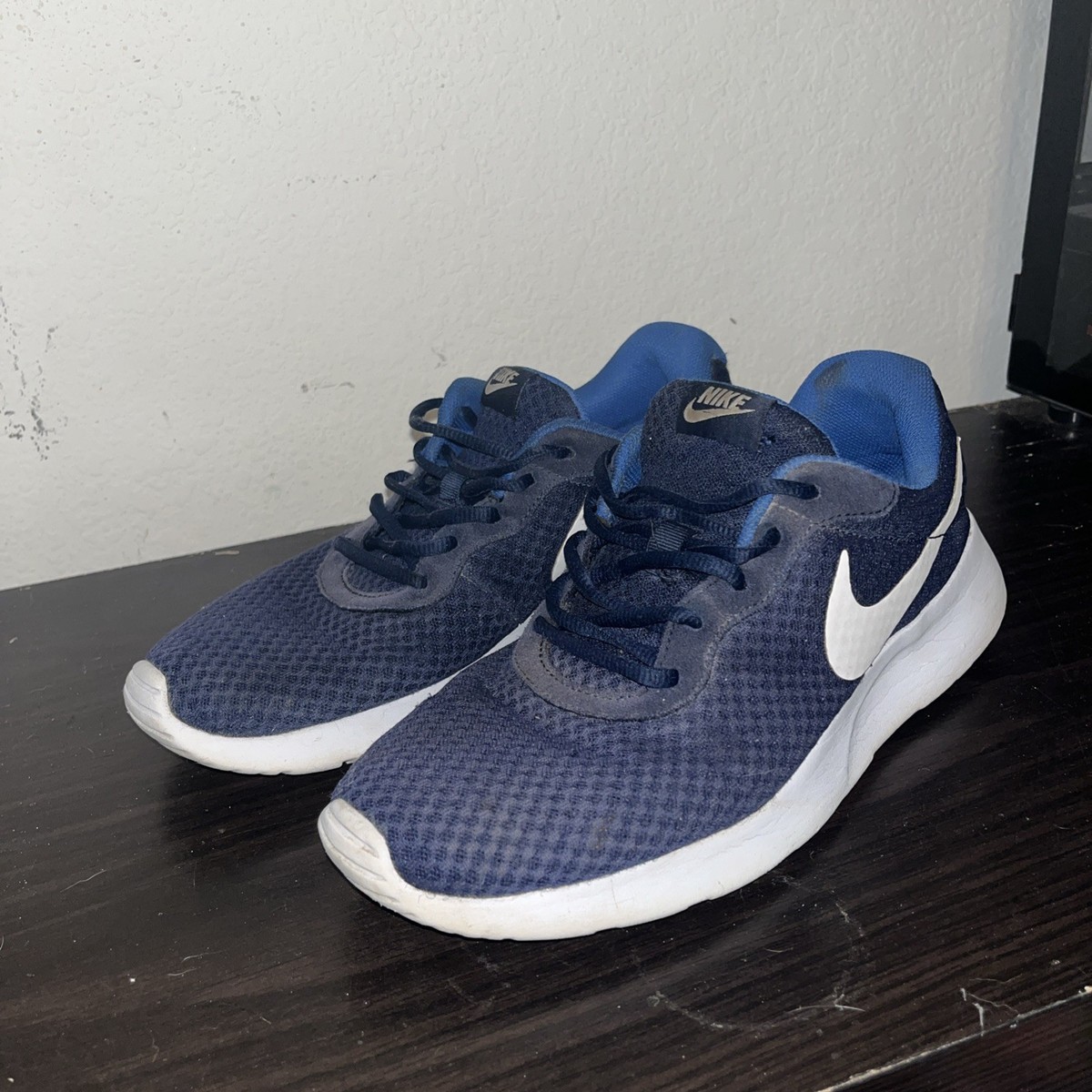nike roshe run mens blue