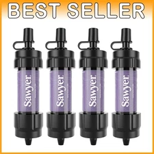 Travel-friendly Water Filtration System, 4-Pack