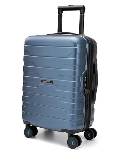 Carry On Luggage 22x14x9 Airline Approved with TSA Lock,20 Inch Royalblue