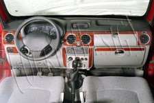 3D Cockpit Dekor für Renault Kangoo Baujahr 06/1998-09/2008 10 Teile WURZELHOLZ