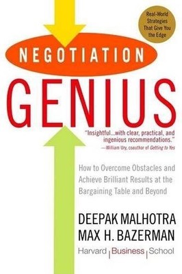 Negotiation Genius by Deepak Malhotra, Max Bazerman - 9780553384116