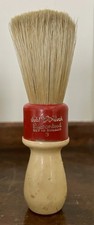 Dubl Duck Shaving Brush Guaranteed Set in Rubber Steilized Boar Bristle Vintage
