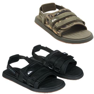 Quiksilver Mens Monkey Caged Casual Summer Adjustable Beach Sandals Flip Flops