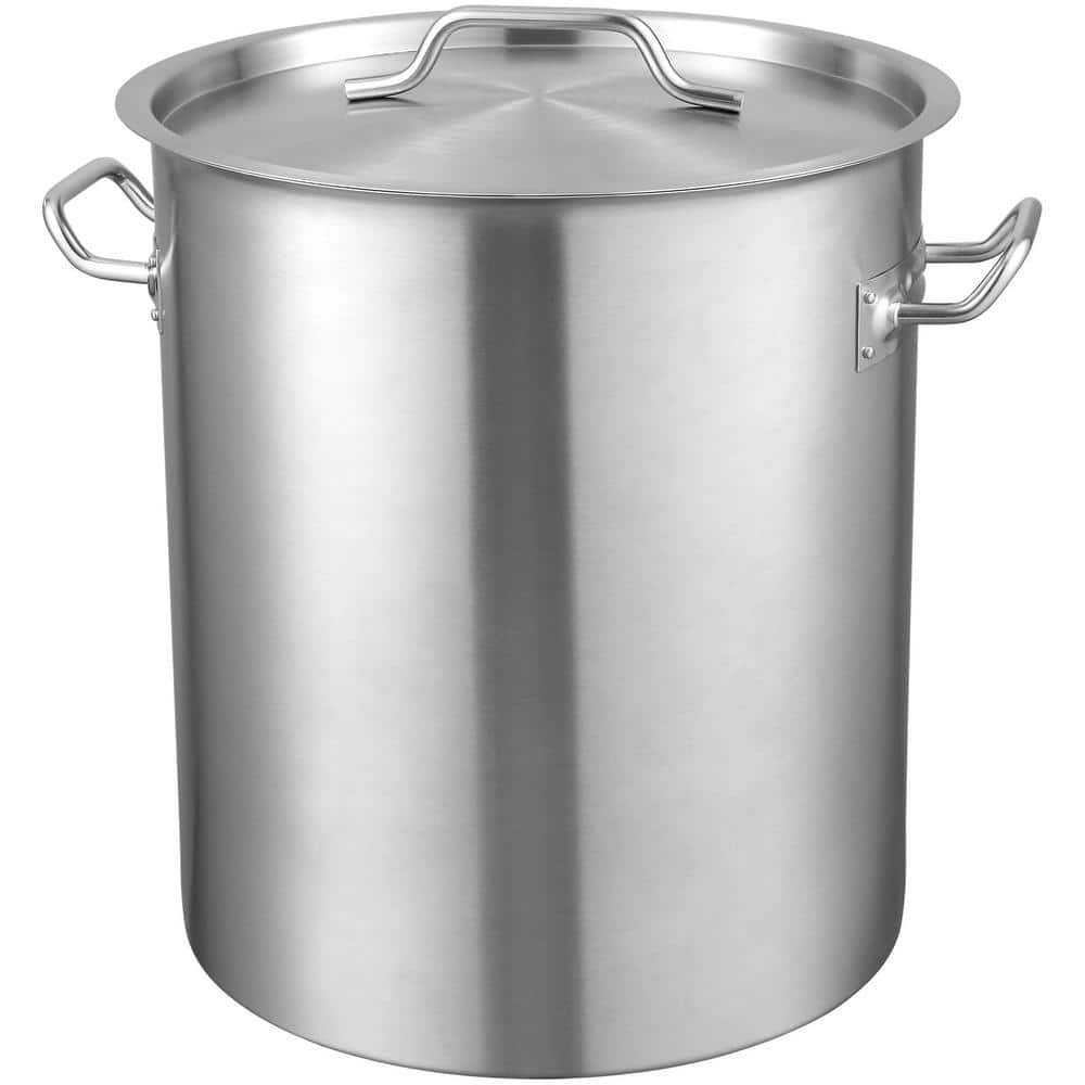 42 qt Stainless Steel Stockpot – Durable Cookware for Large Batch Cooking