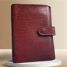 EUC Authentic Louis Vuitton Brown Epi Leather Agenda/Passport Holder MM
