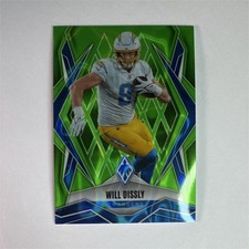 2025 Panini Phoenix Green Will Dissly #140 Chargers Serial Numbered