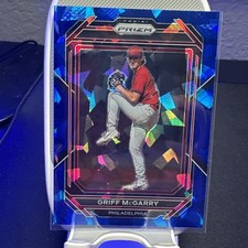 2023 Panini Prizm - Griff McGarry #41 Blue Ice Prizm (RC)