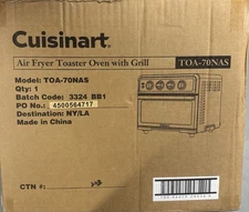 cuisinart air fryer toaster oven with grill TOA-70NAS