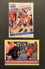 2 Card Lot - 1990 Hoops #382 and 1993 Hoops #180 Michael Jordan