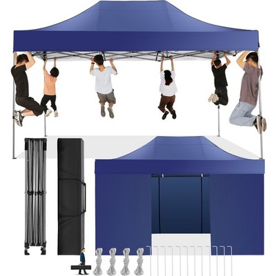 Faltpavillon 3x6/3x4,5m Wasserdicht Stabil UV 50+ Partyzelt mit Seitenteilen