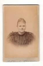 Foto/Photo CDV Portrait junge Frau; Berlin Charlottenburg ca 1880-1900