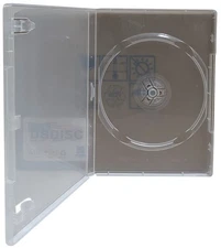 USDISC DVD Cases Standard 14mm Premium, Single 1 Disc (Super Clear) Lot