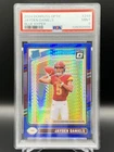 2024 Panini Donruss Optic Jayden Daniels Rated Rookie Blue Hyper Prizm PSA 9 RC