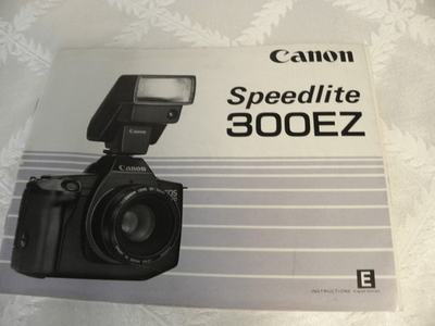 #ad #ad CANNON SPEEDLITE 300EZ Electronic Flash Original Owner#x27;s Manual NICE $14.99