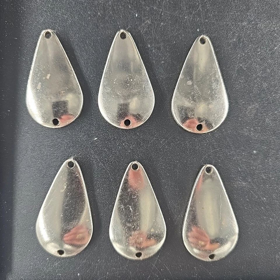 Lote de 6 cucharas de salmón Luhr Jensen Steelhead clásicas en blanco 1/2 oz 1,75" x 1" Foto 3 de 4