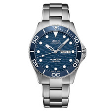 BRand NEW Mido Ocean Star 200C Blue Dial M042.430.11.041.00