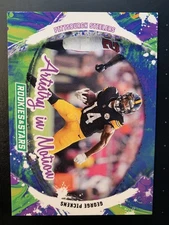 George Pickens Artistry In Motion 2024 Rookies & Stars Card #AIM-GPS Steelers