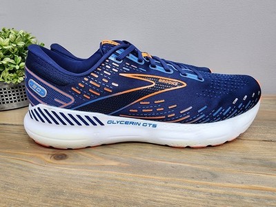 Brooks Glycerin GTS 20 Mens Size 13 Blue Orange Running Walking