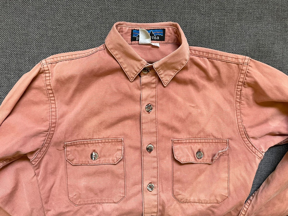 Vintage Patagonia Button Up Shirt 80s Big Label Mens XS Vintage Patagonia Button Up Shirt 80s Big Label Mens XS