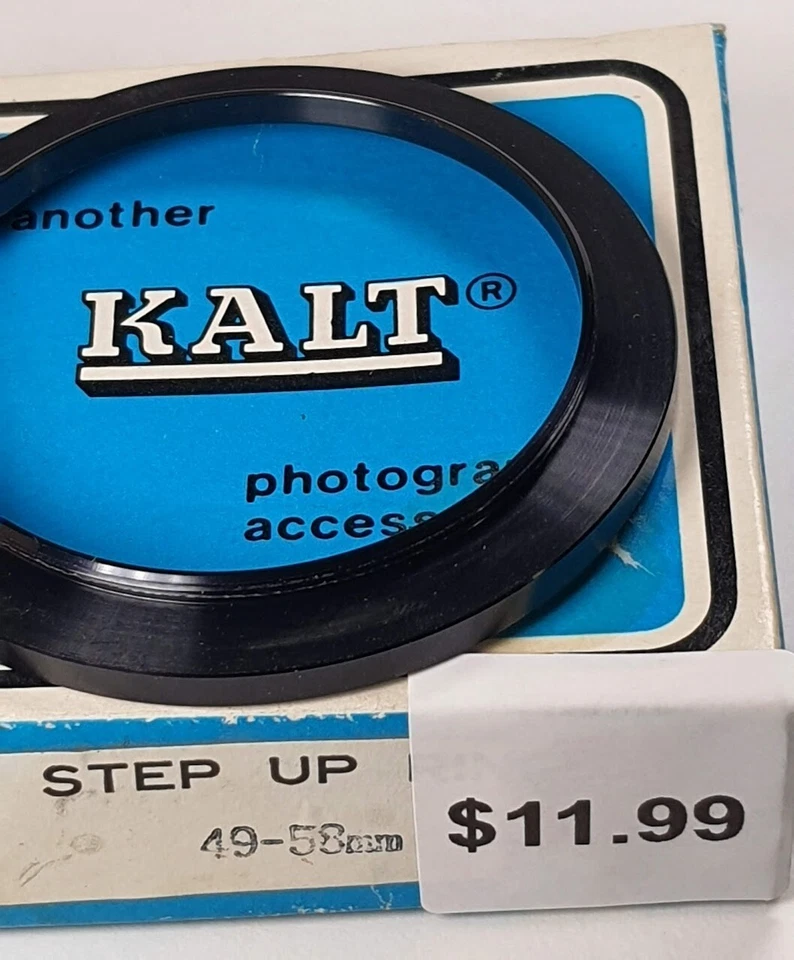 49-58mm Metal Step Up Adapter Ring 49mm Lens to 58mm Filter Converter E49-E58 - Image 4 of 4