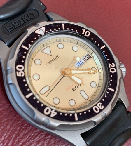 SEIKO 7C43-6A00 QUARTZ PROFESSIONAL TITANIUM 200M WATCH (1605 | eBay