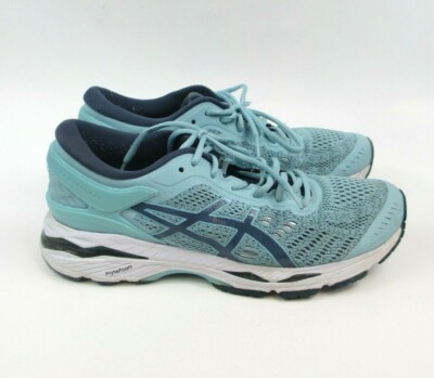Asics Womens Gel Kayano 24 T799N Blue Running Shoes Lace Up Low