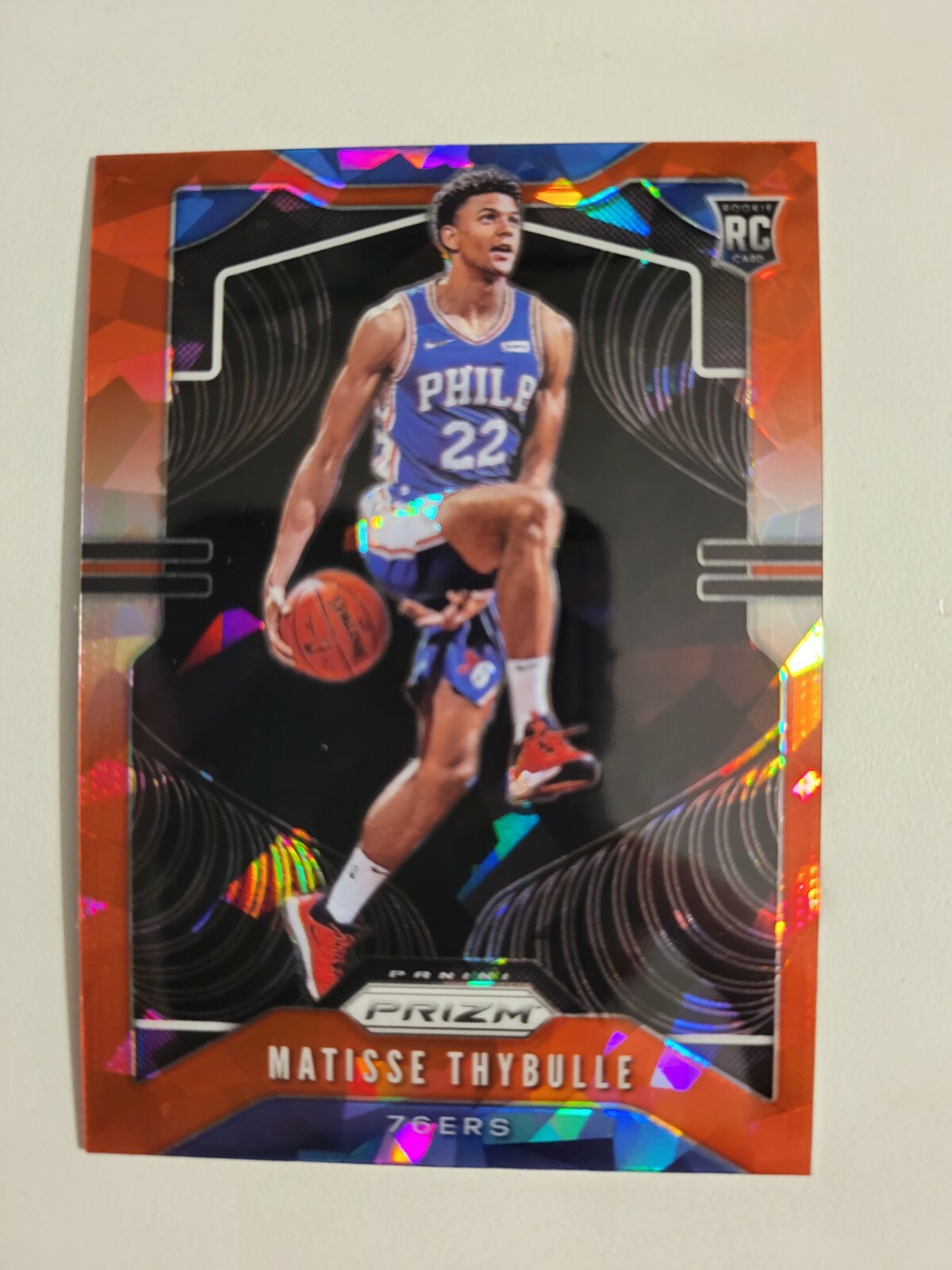 Matisse Thybulle 2019-20 Prizm Rookie RC #290 Red Ice Prizm