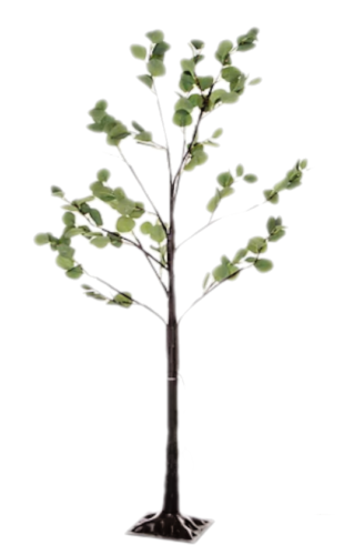 LUMIDA Casa LED-Dekobaum Eucalyptus 90 warmweiße LEDs Timer, Höhe 150cm - Bild 1 von 2
