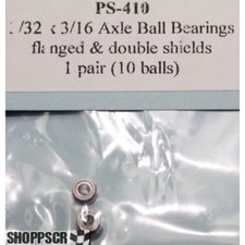 Pro Slot 3/32" axle ball bearings pair