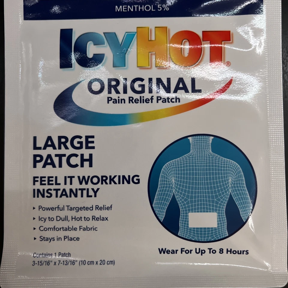 ICYHOT PARCHES A GRANEL 8 cajas 12 parches cada una (96 en total) Foto 2 de 3