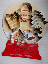 CWC Cook With Color Set Of 5 Cookie Cutters NEW