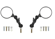 DoubleTake Mirror Dual Sport Pair Kit with 3.5" Arm - NEW DESIGN - FOR ALL BIKES