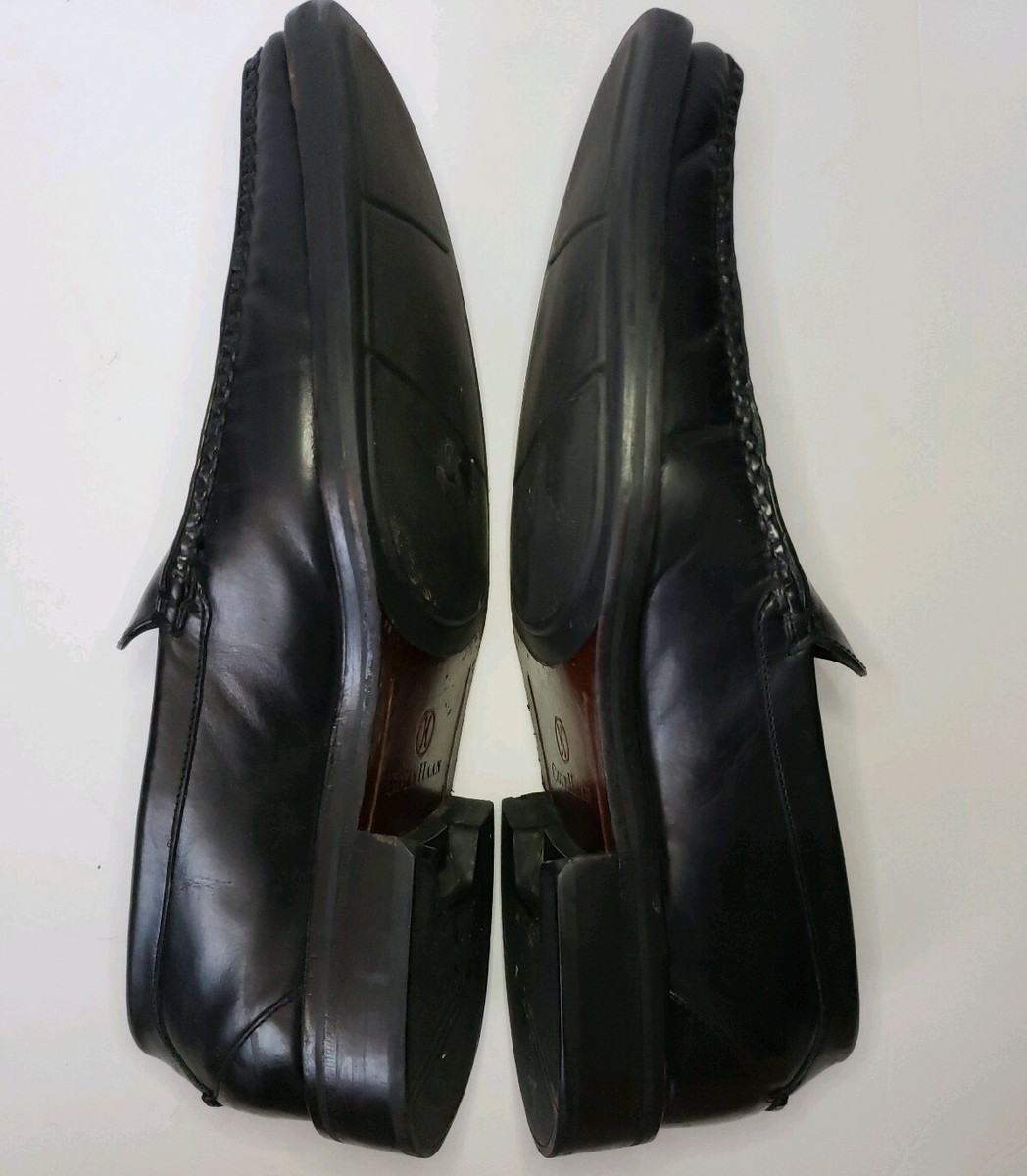 Cole Haan NikeAir Mens 11 Black Leather Moc-Toe Dress  display picture 1