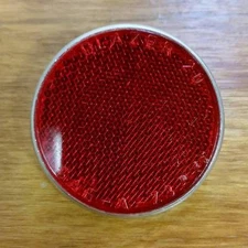 BICYCLE REFLECTOR FOR HARLEY DAVIDSON SCHWINN REAR FENDERS 2-1/4" USA VINTAGE
