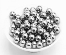 100 SFERE DI ACCIAIO INOX DIAMETRO 6mm PER FIONDA TIRO BERSAGLIO