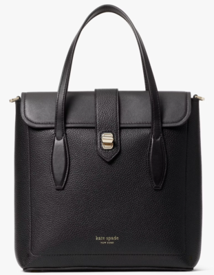 Kate Spade Essential North South Black Leather Tote Bag PXR00270