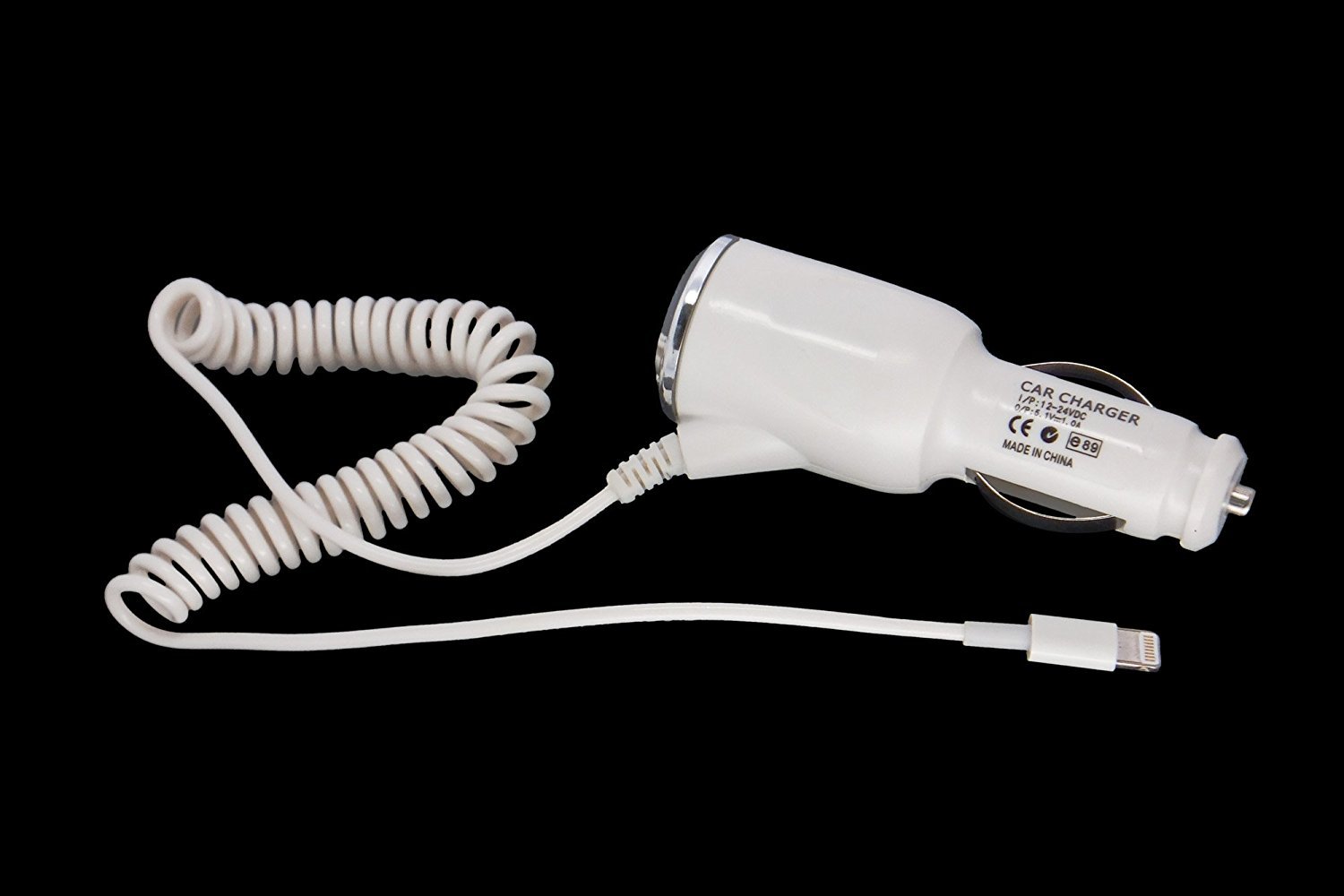 Car Charger with Lightning cable for iPhone 5 6 7 iPad Mini 4th iPod 5th 7th Gen-image