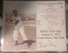 Monte Irvin Signed Licensed 8X10 HOF Super Card Photo New York Giants