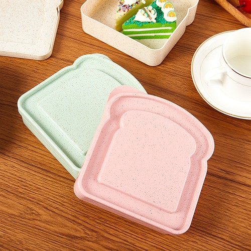 Toast Box Moisture-proof Storing Toast Shape Portable Sandwich Food Storage Case