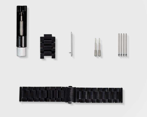 Armband für Galaxy Watch 20mm Spigen Uhrarmbänd Uhrbänd Uhrenarmband Schwarz - Zdjęcie 5 z 8