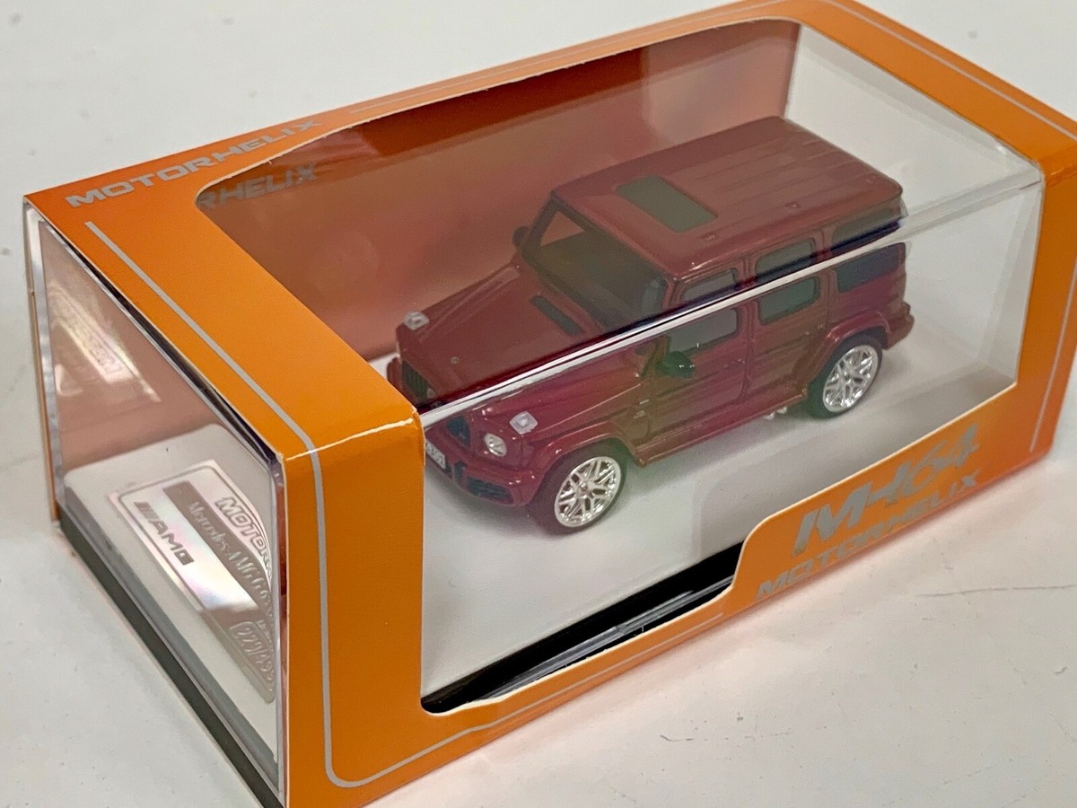 1/64 Motorhelix Mercedes Benz AMG G63 from 2019 in Gloss Red